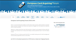 Desktop Screenshot of europeancardacquiring.com